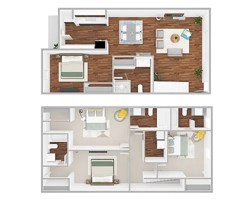 Floor plan RENOVATED TOWNHOME WITH UPGRADED APPLIANCES