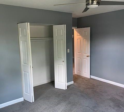 Master bedroom w/ closet