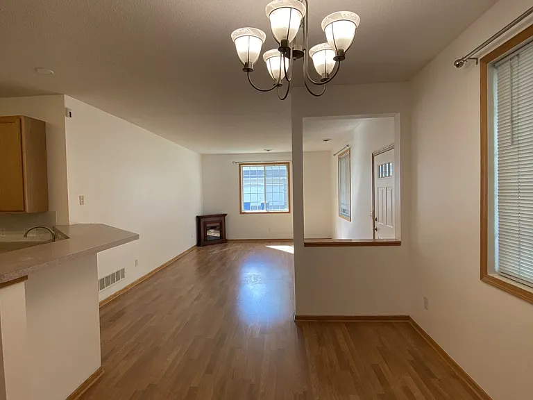 Bright Dinning Room and Living Room