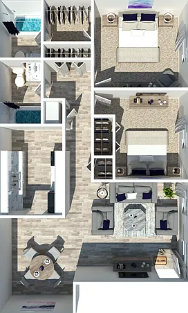 Two Bedroom | Two Bathroom | 1085 Square Feet Two Bedroom | Two Bathroom | 1085 Square Feet