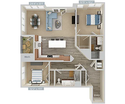 Floor plan B11-1386