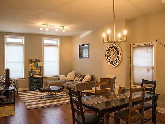 Open concept living room and dining room - perfect for enter