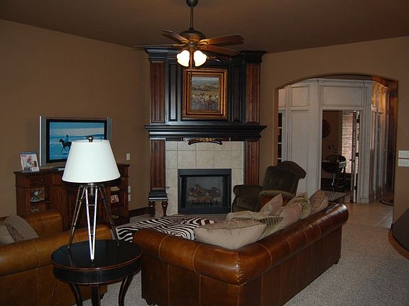 Custom Fireplace in living
