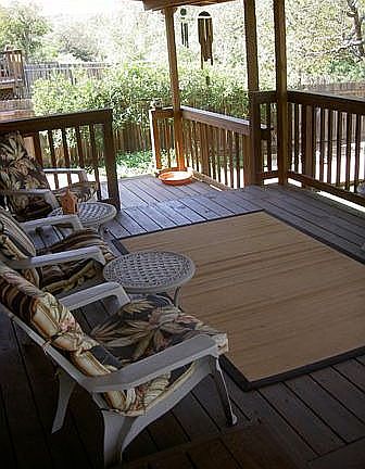 view from the back door