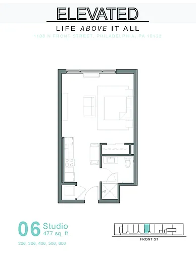 Floor plan Studio