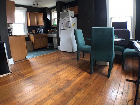 Contemporary kitchen and dining area