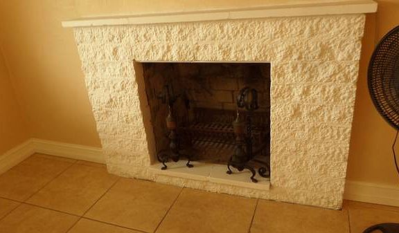 Wood Burning Fireplace