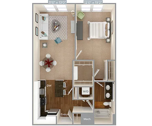 Floor plan A4-1-768