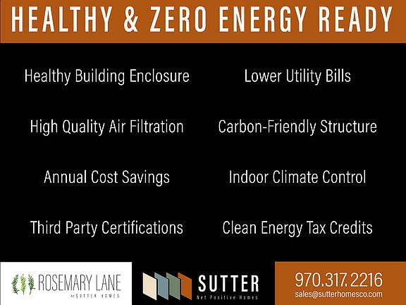 Healthy and Zero Energy Ready