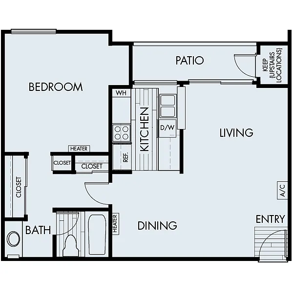 Floor plan Cerritos Plan 1A