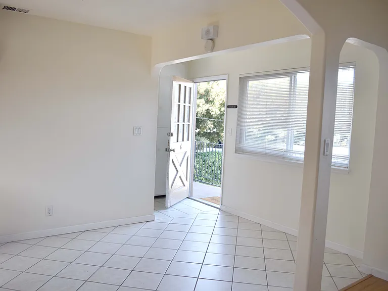 Front door entry area