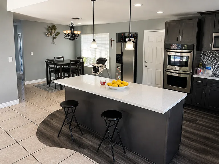 Renovated kitchen