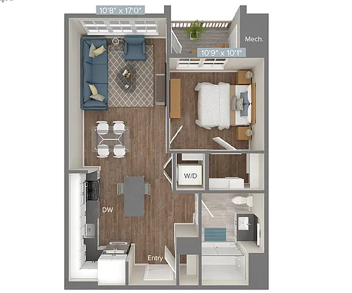 Floor plan AM10-678