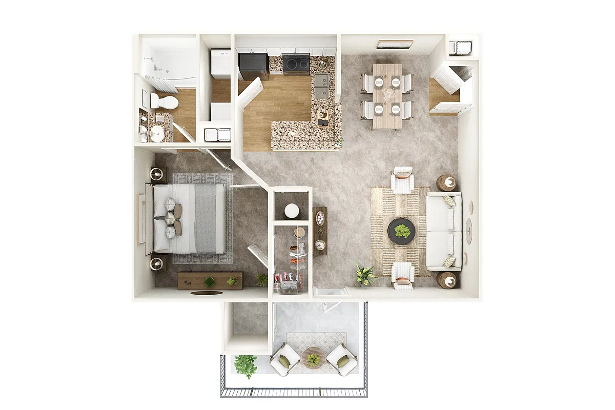 Floor plan Phase II The Zydeco