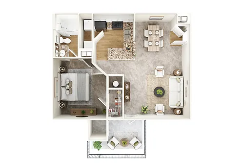 Floor plan Phase II The Zydeco