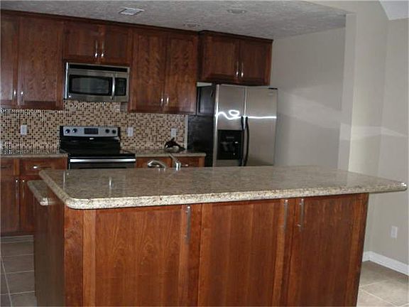 Close up of kitchen cabinetry.