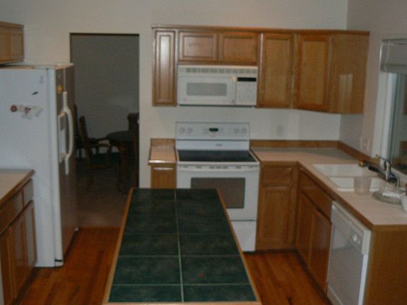 kitchen with island