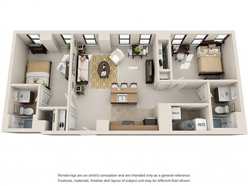 Floor plan The Broad