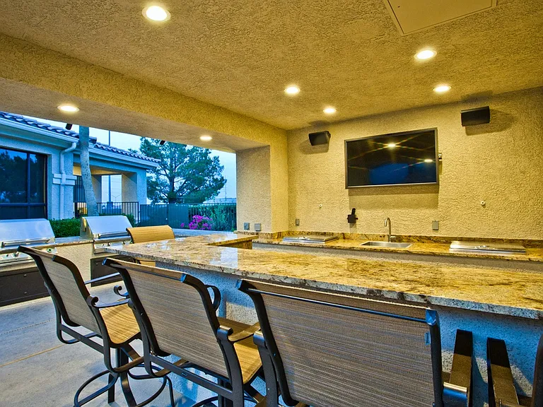 Outdoor Kitchen and BBQ Area