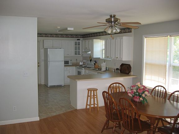 Kitchen and dining area