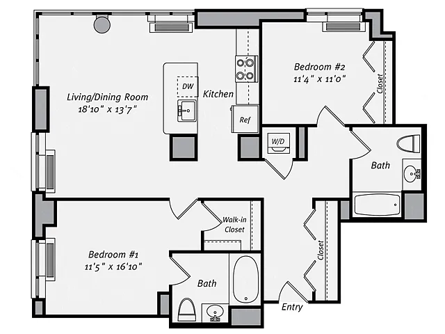 Floor plan The Beacon