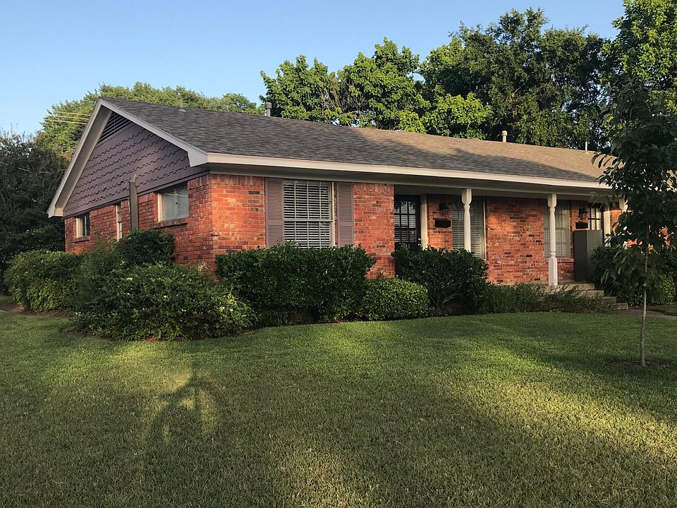 Front yard of property