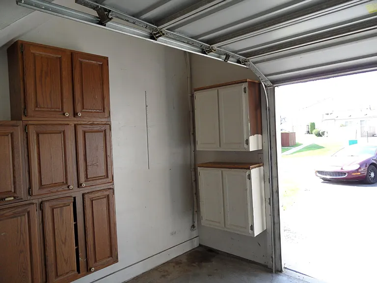 garage looking outside