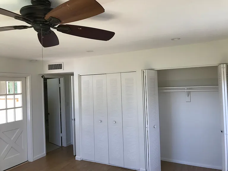 Master has 2 closets and 2 exits. One is to the pool area and another is to a private and large side yard.