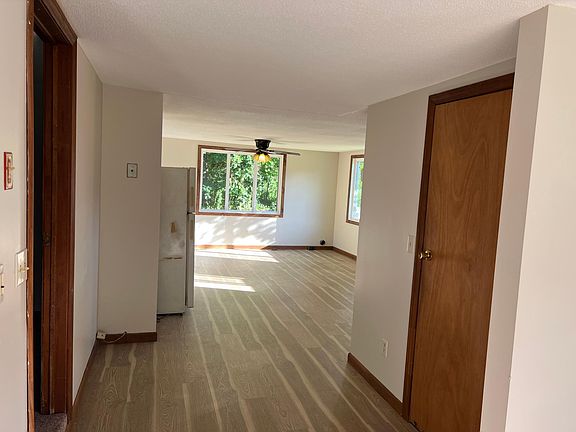 Looking into kitchen from living room