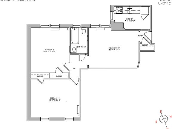 2nd image of 58 Linden Blvd APT 4C