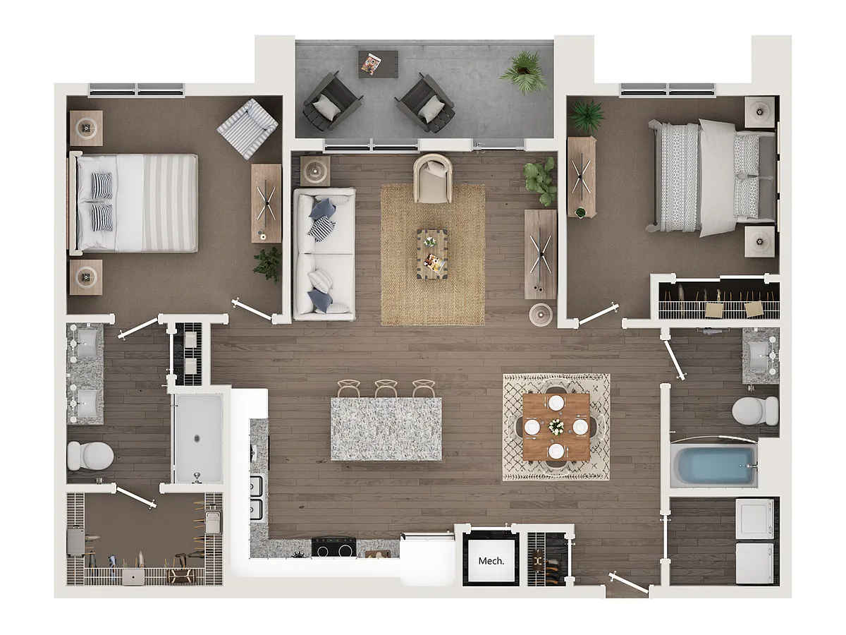 Floor plan B2