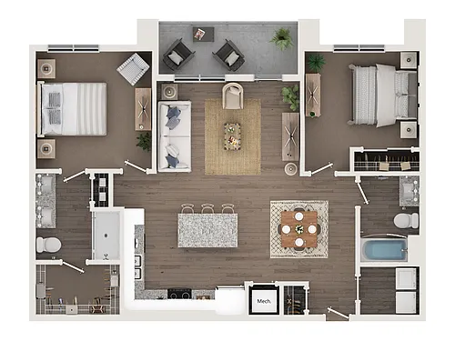 Floor plan B2