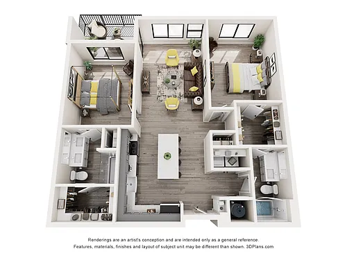 Floor plan The Belleview