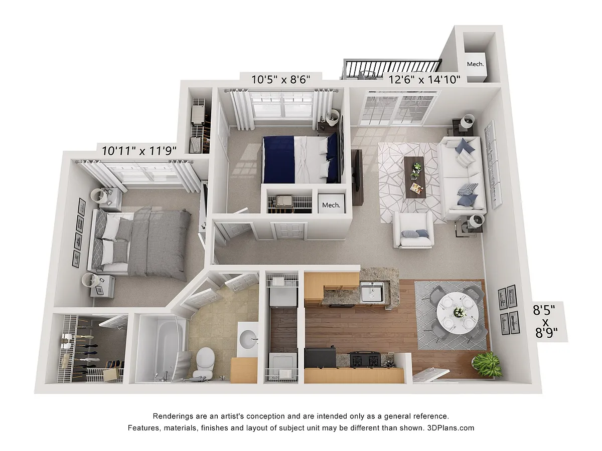 Floor plan B1
