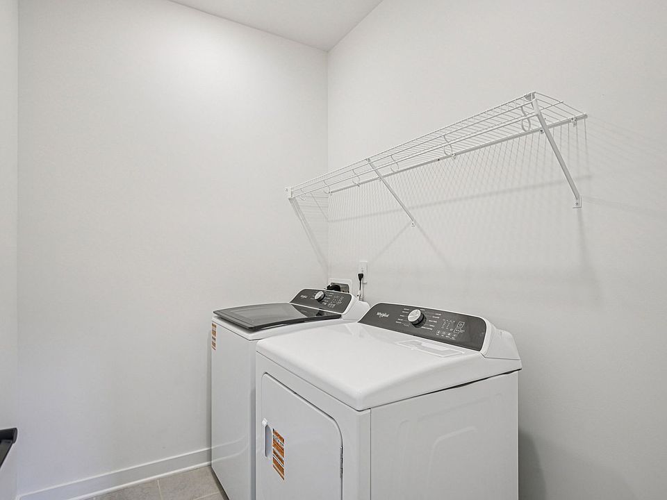 Every home includes a washer and dryer.