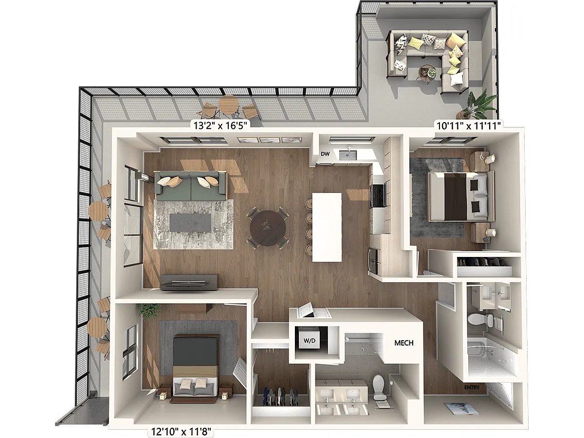 Floor plan B10-214-Scheme2