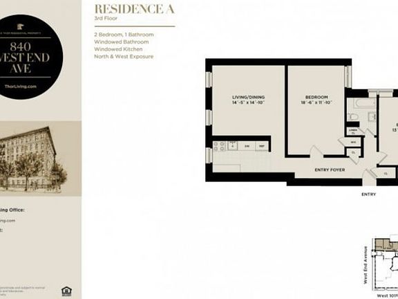 2nd image of 840 W End Ave APT 3A
