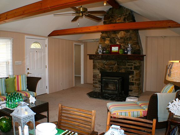 Gorgeous Stone Fireplace