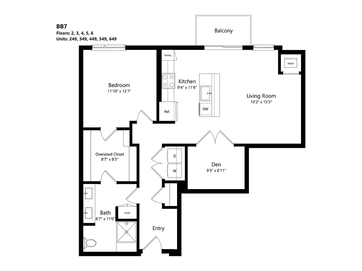 Floor plan BB7