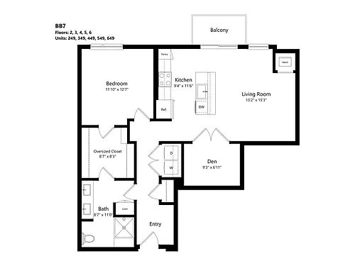 Floor plan BB7