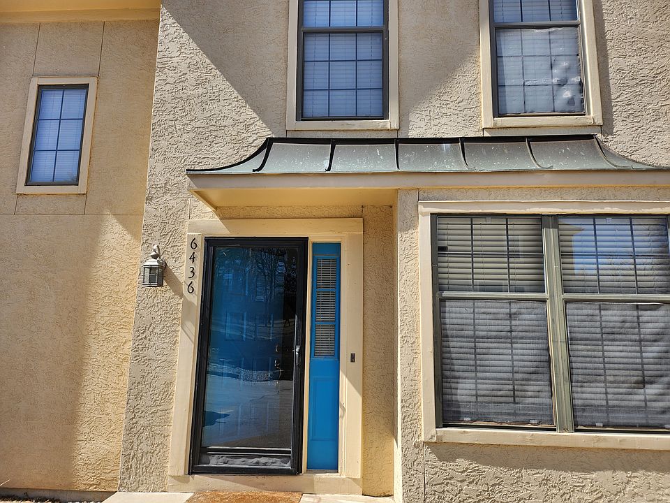 Front door to townhouse