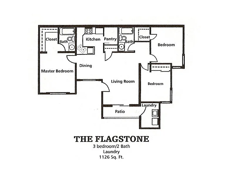 Floor plan 3 Bedroom