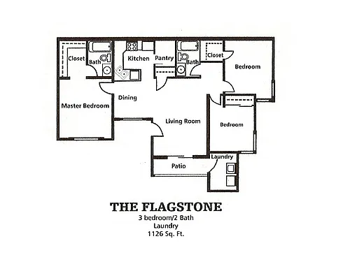 Floor plan 3 Bedroom
