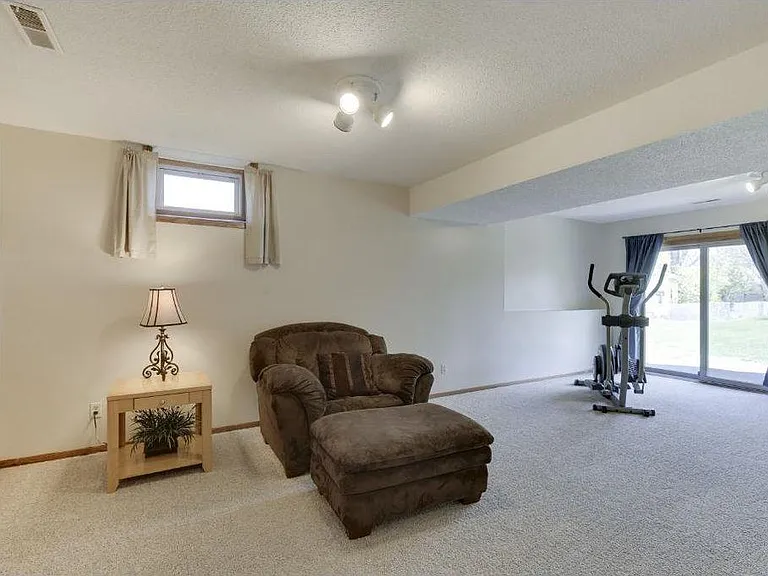 Basement with walkout to lawn