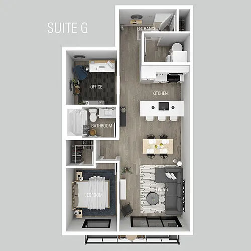 Floor plan 407