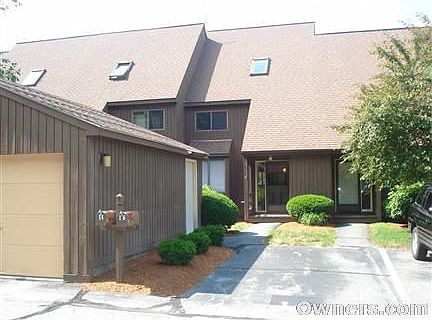 View from front of townhouse