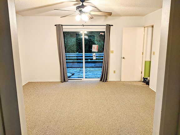 Master bedroom with access to large back deck