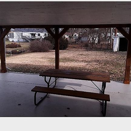 Beautiful covered patio 