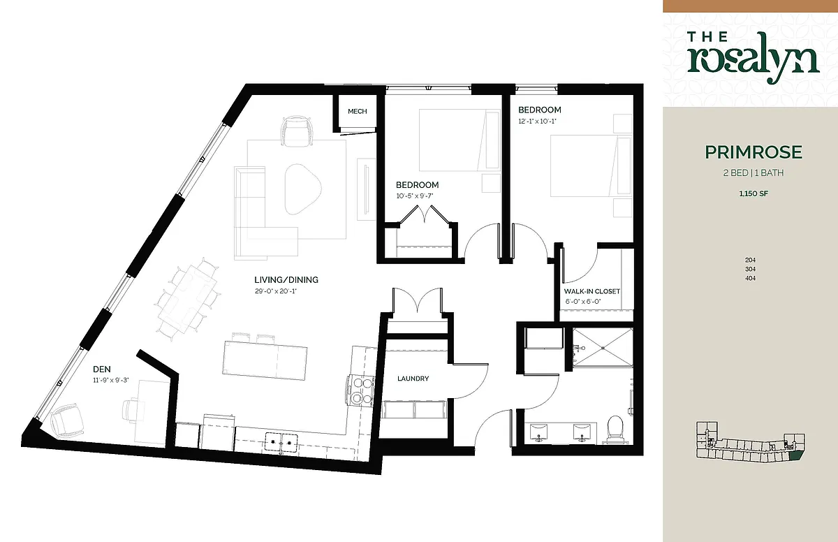 Floor plan Primrose