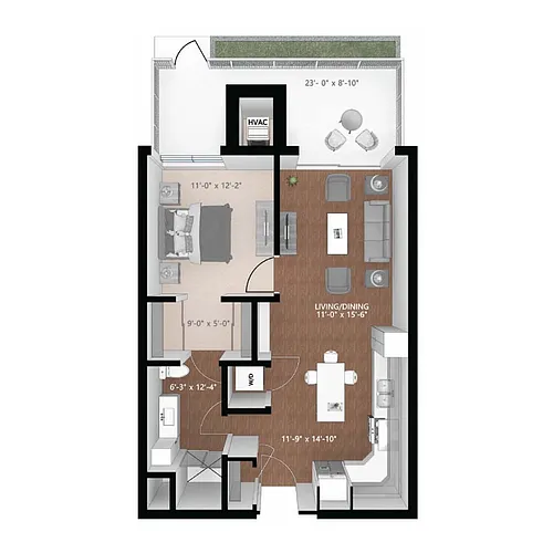 Floor plan Jacobson